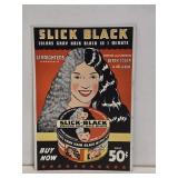 Slick Back Hair Products Cardstock Sign