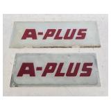 Ashland A-Plus Gasoline Pump Glass Inserts