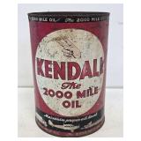 Kendall Motor Oil 5 Quart Can