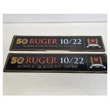 New Ruger 10/22 Embossed Metal Signs