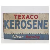 Texaco Kerosene Tin Tacker Sign