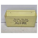 Yelverton Coal & Oil Company Metal Wall Pocket