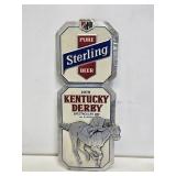 1979 Sterling Beer Kentucky Derby Bar Sign