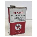 NOS 1959 Texaco Semaphore Oil 1 Pint Can