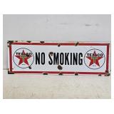 Texaco No Smoking SSP Strip Sign