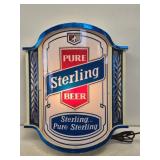 1983 Sterling Beer Light-Up Bar Sign