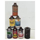 7 Cone Top 1 Pint Advertising Cans