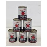 6 NOS Havoline Motor Oil Coin Banks