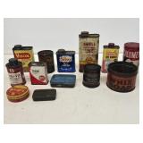 Small Early Advertising Cans