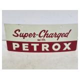 NOS Texaco Petrox Gas Pump Plate