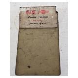 Early Kline Chevrolet Advertising Clip Board
