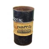 Cen-Pe-Co Oil Advertising Barrel