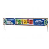 Thomas Paint Brushes Rack Topper Sign