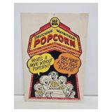 Gold Medal Popcorn Cardstock Sign