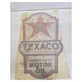 Large Texaco Motor Oil Decal