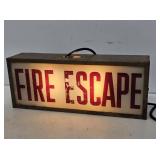 Fire Escape ROG Lighted Sign