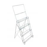 Metal Folding Oil Can Display Rack