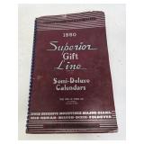 Rare 1950 Salesman Sample Advertising Calendars