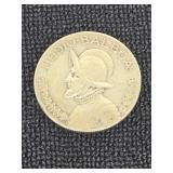 1930 Silver Panama 1/2 Balboa Coin