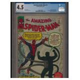 AMAZING SPIDER-MAN #3 CGC 4.5 KEY SILVER AGE COMIC