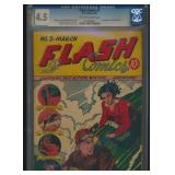 FLASH COMICS #3 CGC 4.5 KEY GOLDEN AGE COMIC BOOK