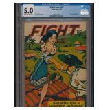 FIGHT COMICS #47 CGC 5.0 KEY GOLDEN AGE COMIC BOOK