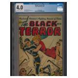 BLACK TERROR #23 CGC 4.0 GOLDEN AGE COMIC BOOK