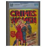 CRIMES BY WOMEN #2 CBCS 2.0 GOLDEN AGE COMIC BOOK