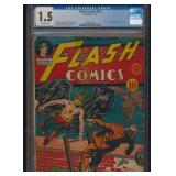 FLASH COMICS #23 CGC 1.5 GOLDEN AGE COMIC BOOK
