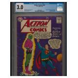 ACTION COMICS #242 CGC 3.0 KEY SILVER  AGE COMIC
