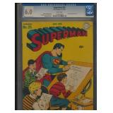 SUPERMAN #25 CGC 6.0 KEY GOLDEN AGE COMIC BOOK