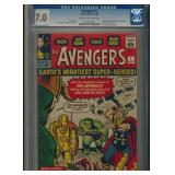 THE AVENGERS #1 CGC 7.0 KEY SILVER AGE COMIC BOOK