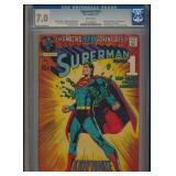 SUPERMAN #233 CGC 7.0 KEY SILVER AGE COMIC BOOK