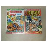 LOT OF 2 FANTASTIC FOUR BRONZE AGE COMIC BOOKS