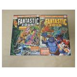 LOT OF 2 FANTASTIC FOUR BRONZE AGE COMIC BOOKS