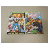 LOT OF 2 FANTASTIC FOUR BRONZE AGE COMIC BOOKS