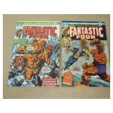 LOT OF 2 FANTASTIC FOUR BRONZE AGE COMIC BOOKS