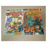 LOT OF 2 FANTASTIC FOUR BRONZE AGE COMIC BOOKS