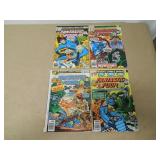 LOT OF 4 FANTASTIC FOUR BRONZE AGE COMIC BOOKS