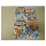 LOT OF 4 FANTASTIC FOUR BRONZE AGE COMIC BOOKS