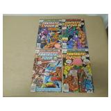 LOT OF 4 FANTASTIC FOUR BRONZE AGE COMIC BOOKS