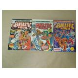 LOT OF 3 FANTASTIC FOUR BRONZE AGE COMIC BOOKS