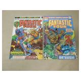 LOT OF 2 FANTASTIC FOUR BRONZE AGE COMIC BOOKS