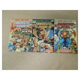 LOT OF 3 FANTASTIC FOUR BRONZE AGE COMIC BOOKS