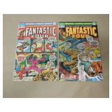 LOT OF 2 FANTASTIC FOUR BRONZE AGE COMIC BOOKS
