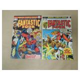LOT OF 2 FANTASTIC FOUR BRONZE AGE COMIC BOOKS