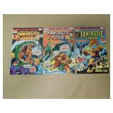 LOT OF 3 FANTASTIC FOUR BRONZE AGE COMIC BOOKS