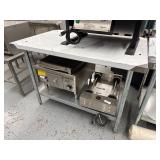 New! 48' Stainless Steel Work Table