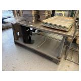60' Stainless Steel Work Table