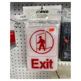 2 Exit Signs